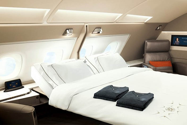 Singapore Airlines Suites Double Bed