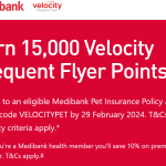 Medibank 15000 Velocity Points Offer